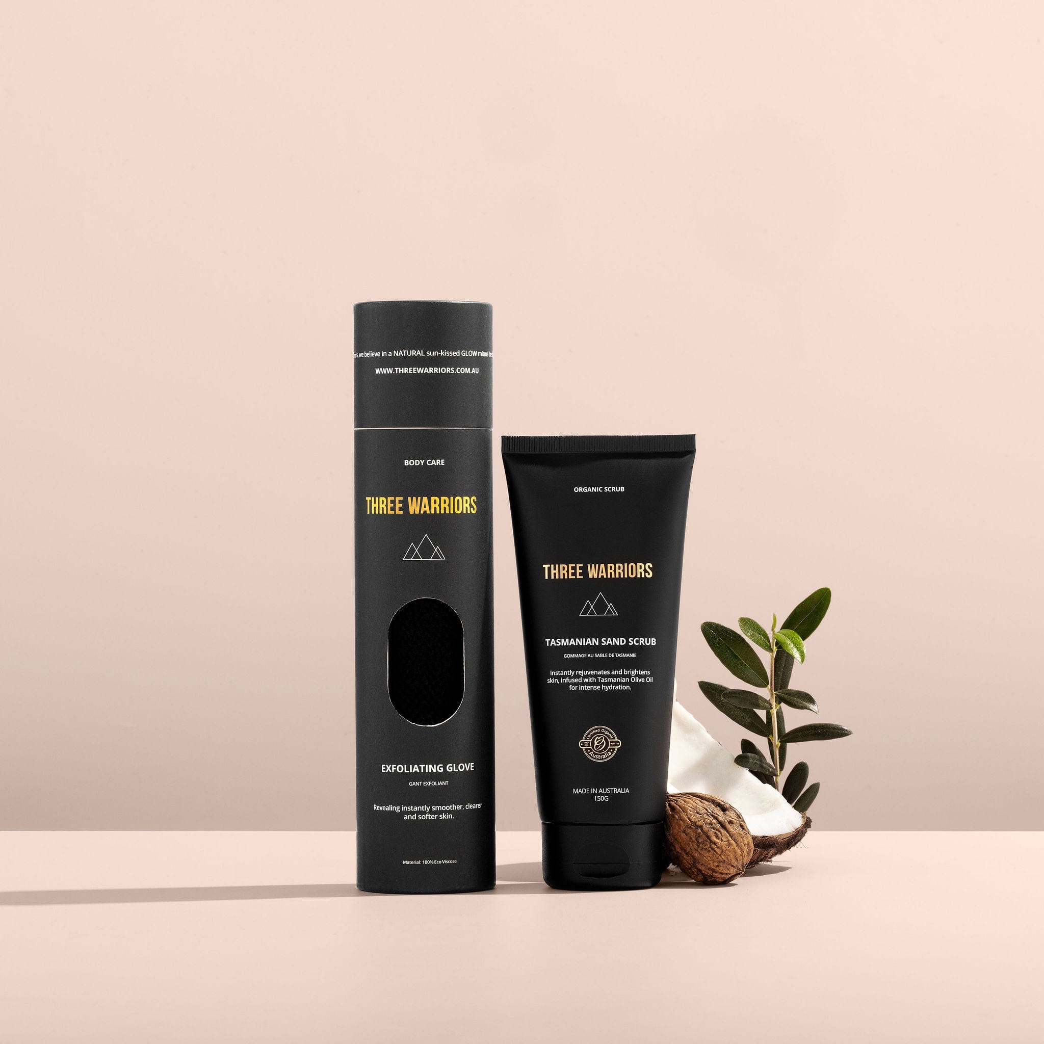 Prep and Prime Kit | Three Warriors | Streak & Orange Free Organic Tan